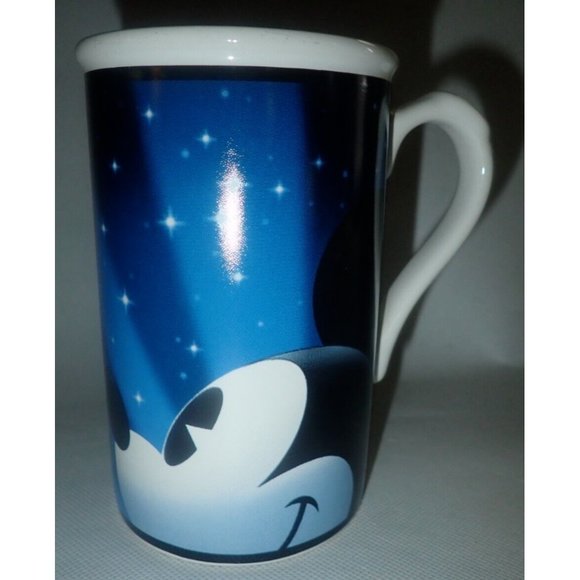 Disney Store Legendary Midnight Mickey Mouse  XL Coffee Mug‎ Vintage 5.5" - Picture 1 of 5